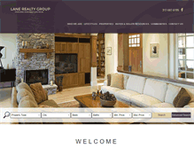 Tablet Screenshot of lanerealtygroup.com